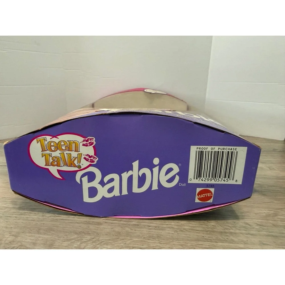 Vintage 1991 Teen Talk Barbie Doll Mattel - Blonde Crimped Hair NRFB